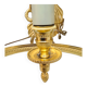 Pair Empire style wall lamps, 1st half XIXTH