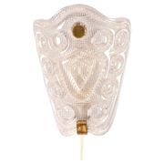 Carl Fagerlund, brass and glass applique, mid-century modern, 1960 Sweden