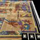 Modern rug signed nini ferrucci 240x205 cm