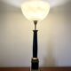 Large black marble lamp 1950