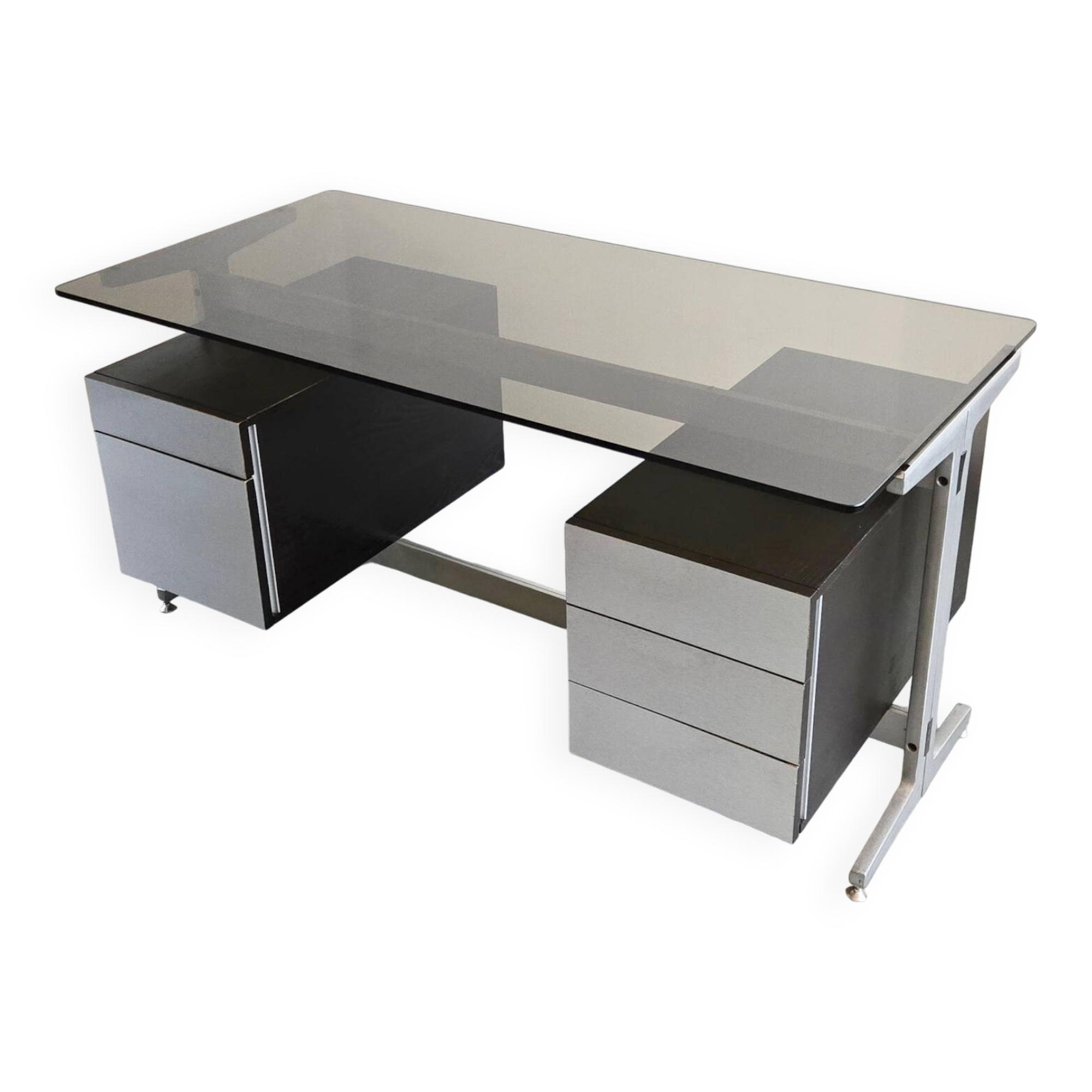 Vintage 1970 desk by Etienne Fermigier for JFR