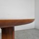 Table à manger en orme de Luigi Gorgoni années 80
