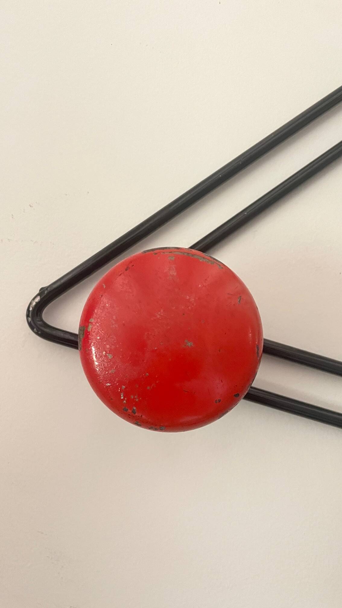 Portemanteau acier inspiration mategot