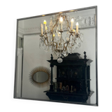 Vintage square designer mirror 1950
