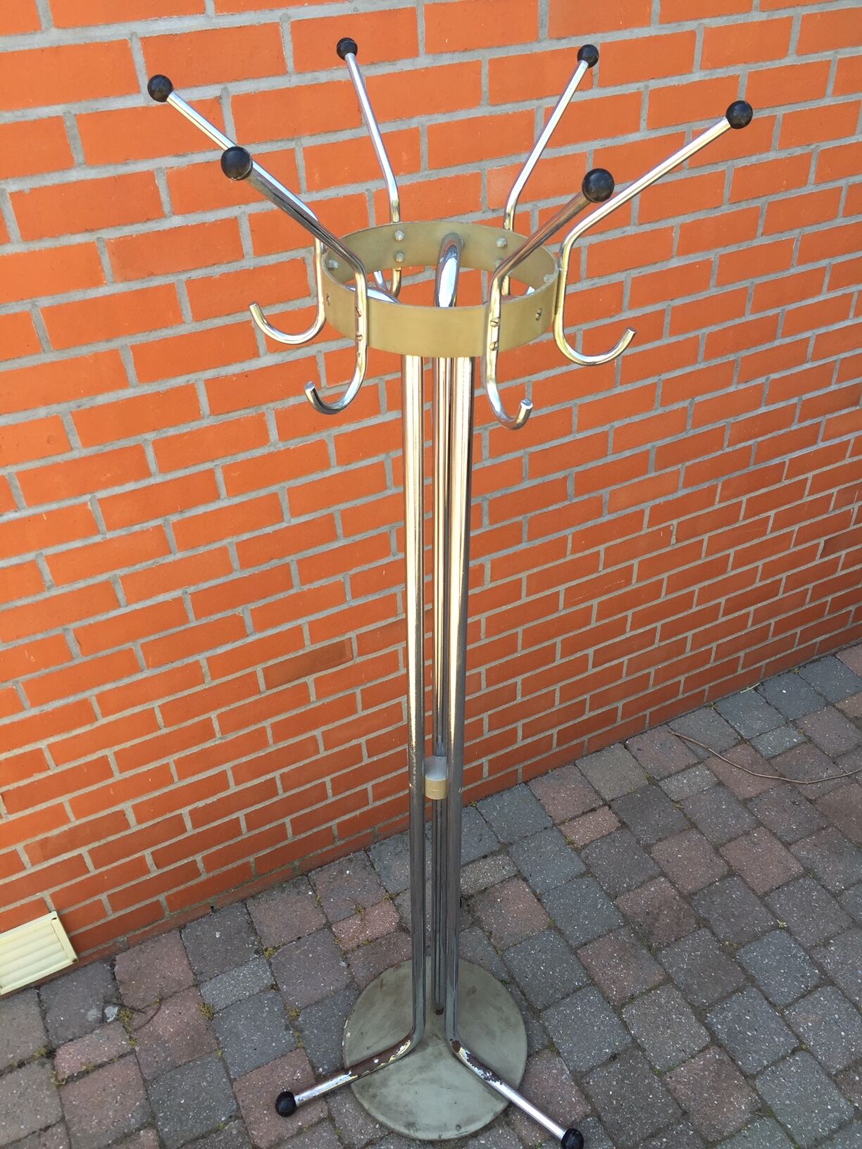 Coat rack "tubax" art deco