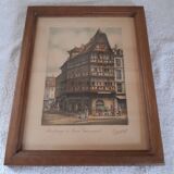 Magnificent watercolor signed Barday