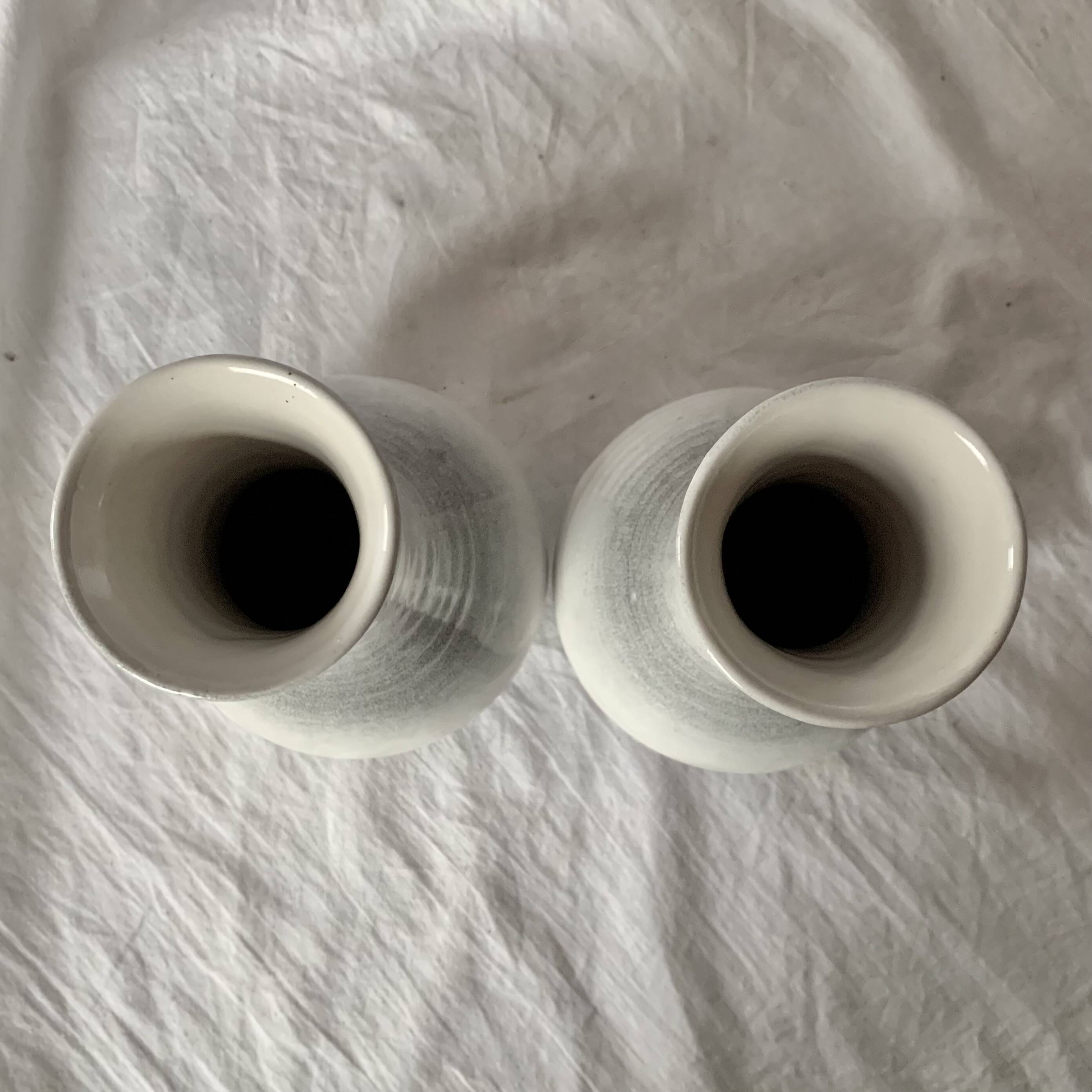 Pair of vintage Bay Keramik 740-20 vases - West Germany