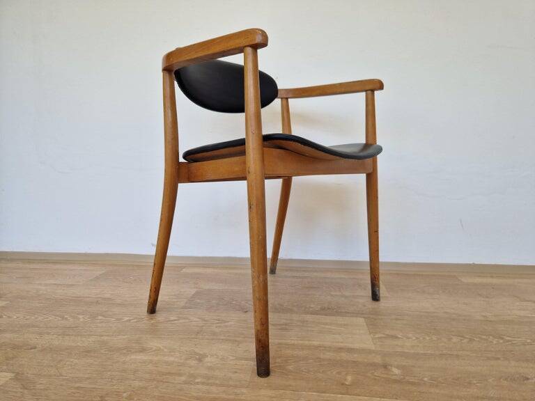 Midcentury Chair TON designed by Antonin Suman, Scandinavian Style, 1960s