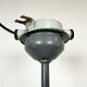 Industrial grey enamel ceiling lamp from Elektrosvit, 1950s