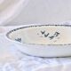 19th century hollow dish iron earth birds Choisy-le-Roi HB&C
