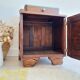 Chevet petit meuble caisson art déco bois