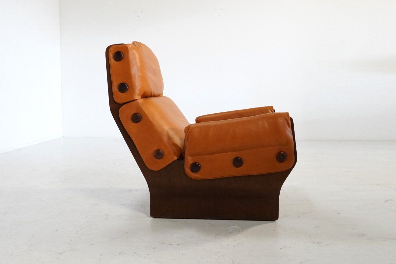 P110 Canada Lounge Chair by Osvaldo Borsani for Tecno, Italy, 1970s