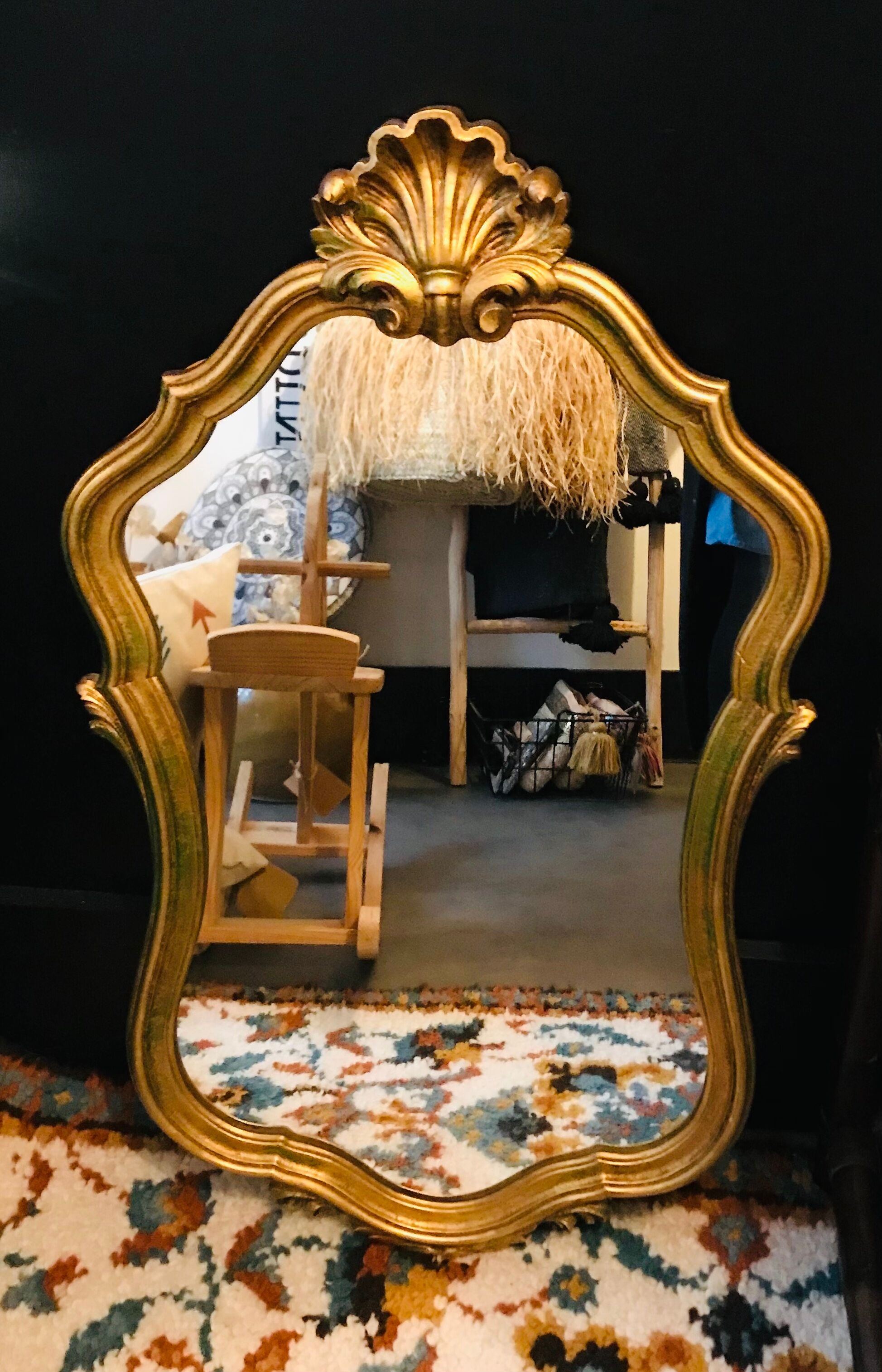 Old rock mirror 81x48