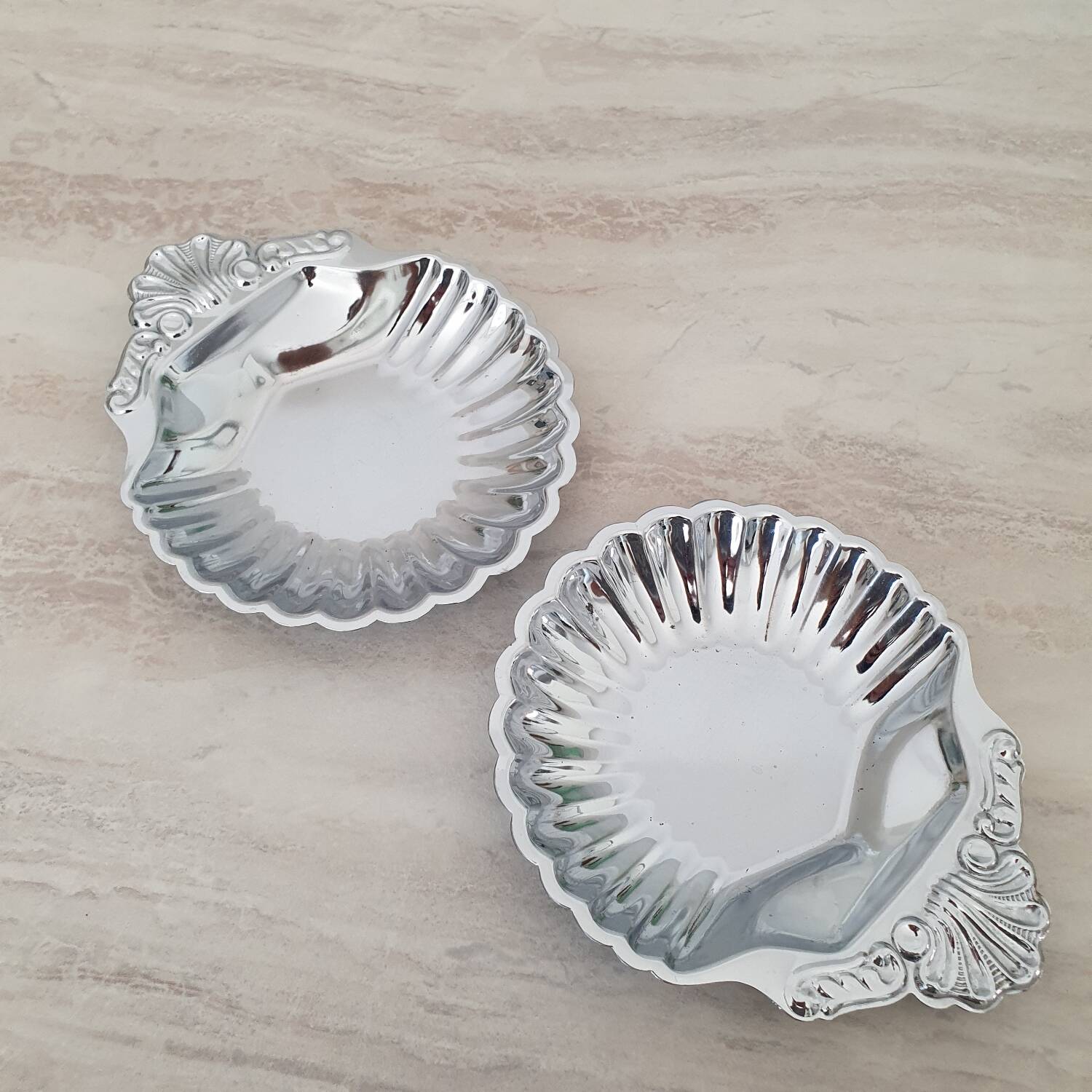 Coupelles / Vide poche Coquille Saint Jacques en inox