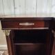 Bibus - Low Empire-style mahogany shelf/bookcase