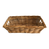 Rattan wicker pan