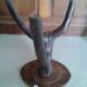 Brutalist stool tripote.vintage