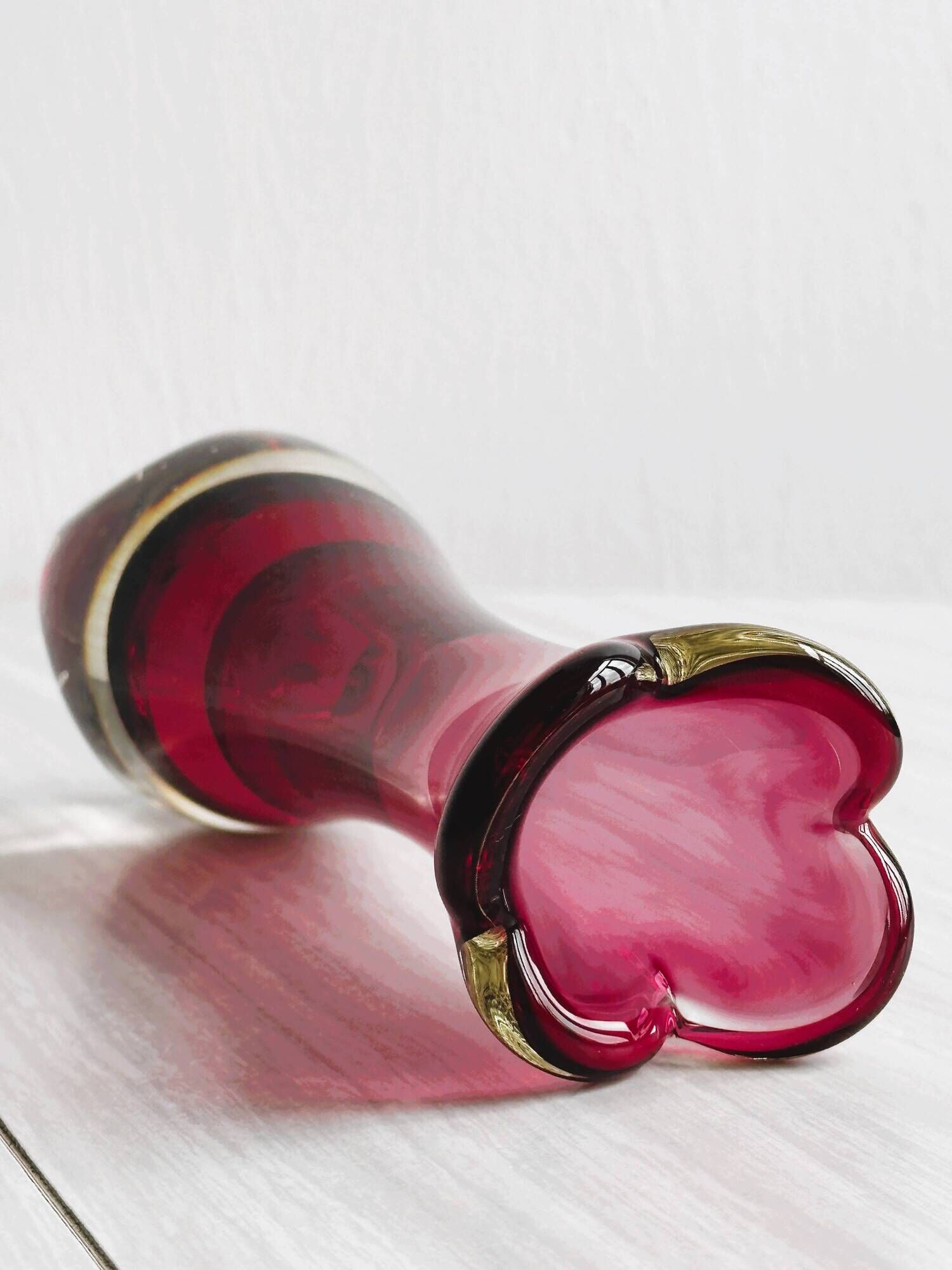 Murano glass vase Chambord Fratelli Toso.