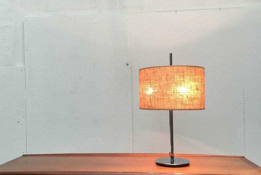 German table lamp from the mid-century space age by Staff Leuchten, 1960s.