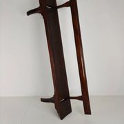 Banc de chemin de fer victorien en pin pitchpin – Halstead’s Makers, Todmorden