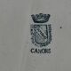 Old ironstone plate from St Amand, model "Cahors", in good condition.
