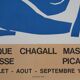 Henri matisse - nu bleu gracieux - affiche originale vintage musée céret (1980)