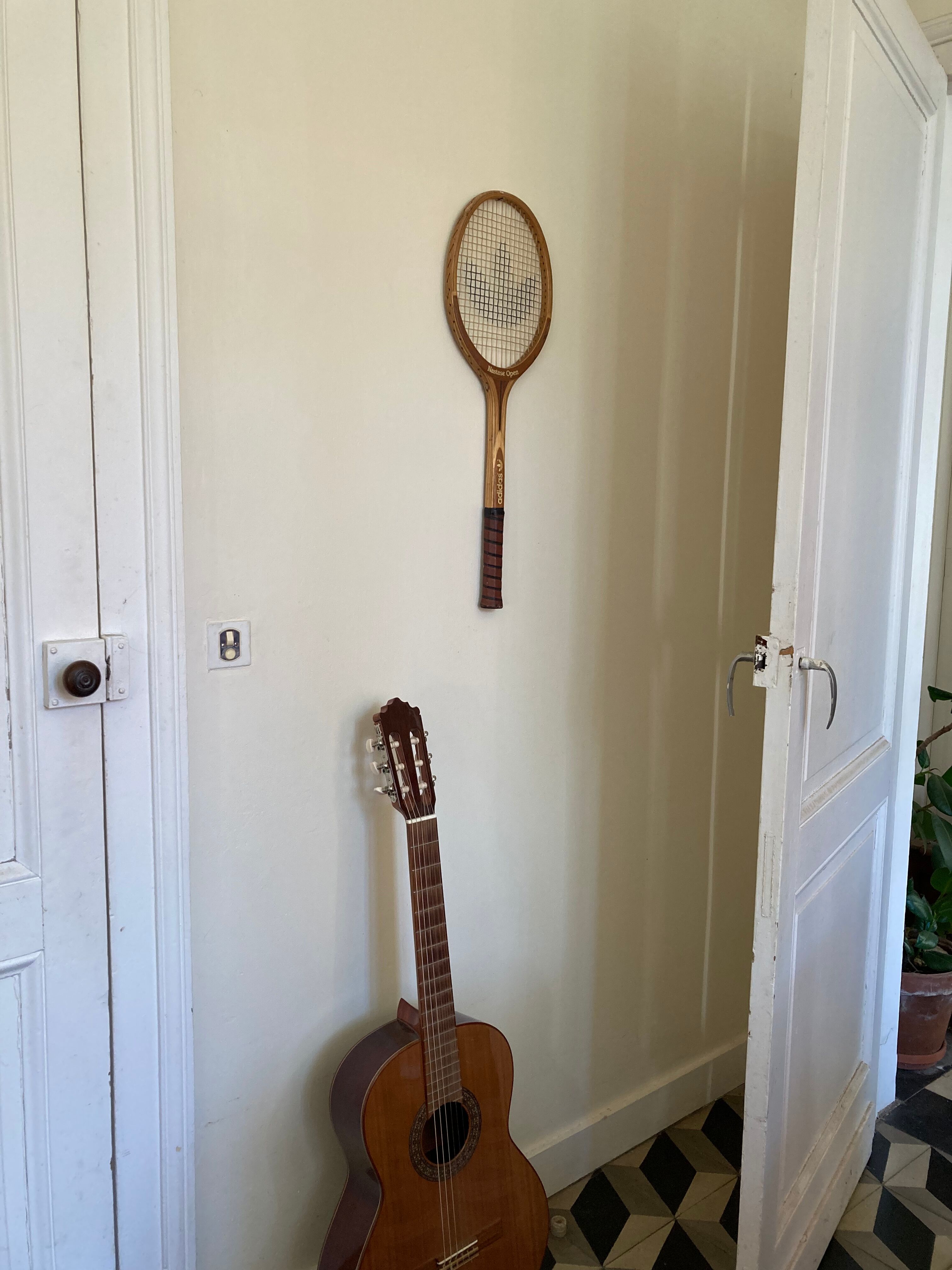 Vintage Adidas tennis racket