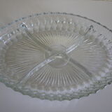 Vintage serving dish with aperitif, appetizers with its 2 serving accessories, original box