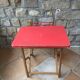 Bureau d'écolier en bois pliable vintage