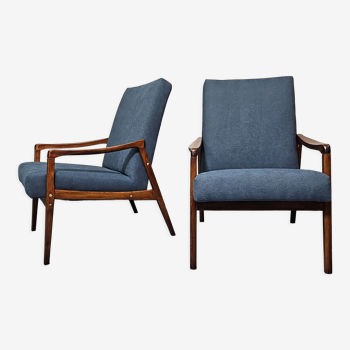 Pair of armchairs by Jiri Jiroutek, Czechoslovakia, 1960s