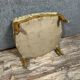 Louis XV style pouf or ottoman in cherry wood
