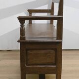 Solid Oak Landing Chest Bench – 1920