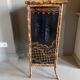 Bamboo buffet cabinet with Japanese lacquer decor