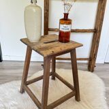 Old wooden painter's stool