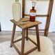 Old wooden painter's stool