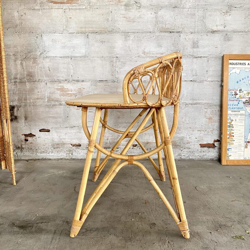 Bureau en rotin