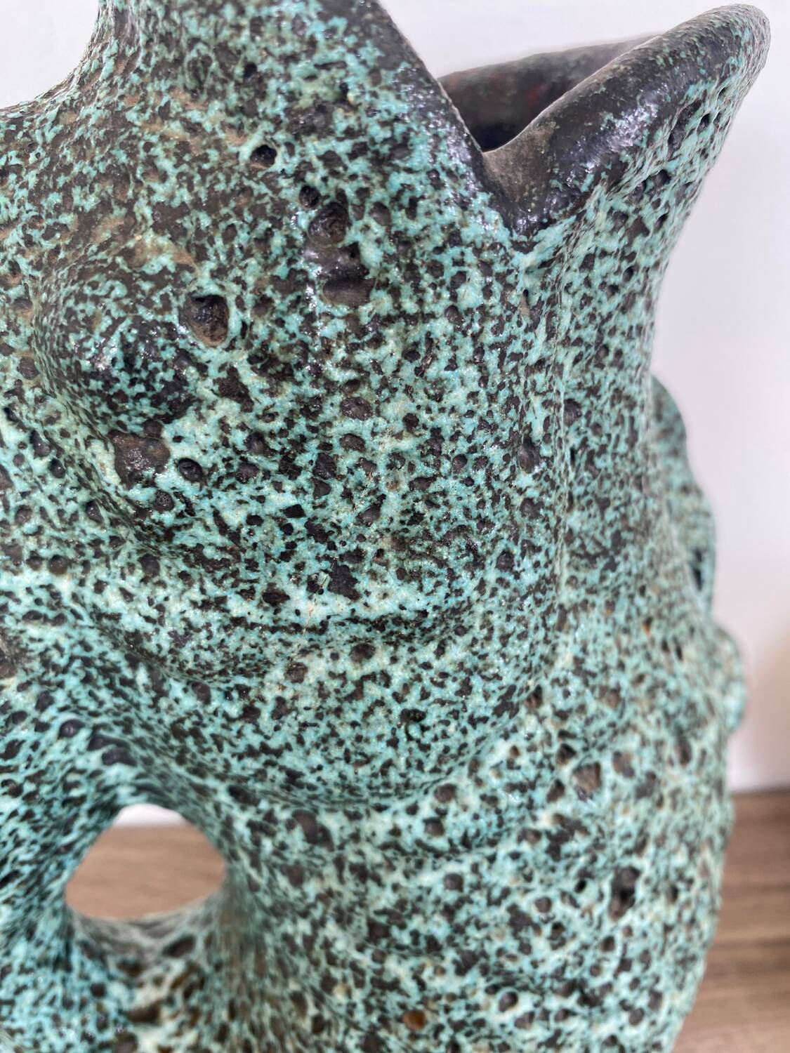 Vallauris zoomorphic fish vase