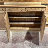 Meuble de métier / Arrière-comptoir en pitchpin – années 1930
