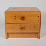 Meuble de rangement, chevet par Charlotte Perriand pour Les Arcs, 1960