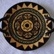 Vintage dish with handles from the 60s, St Jean de Bretagne earthenware factory