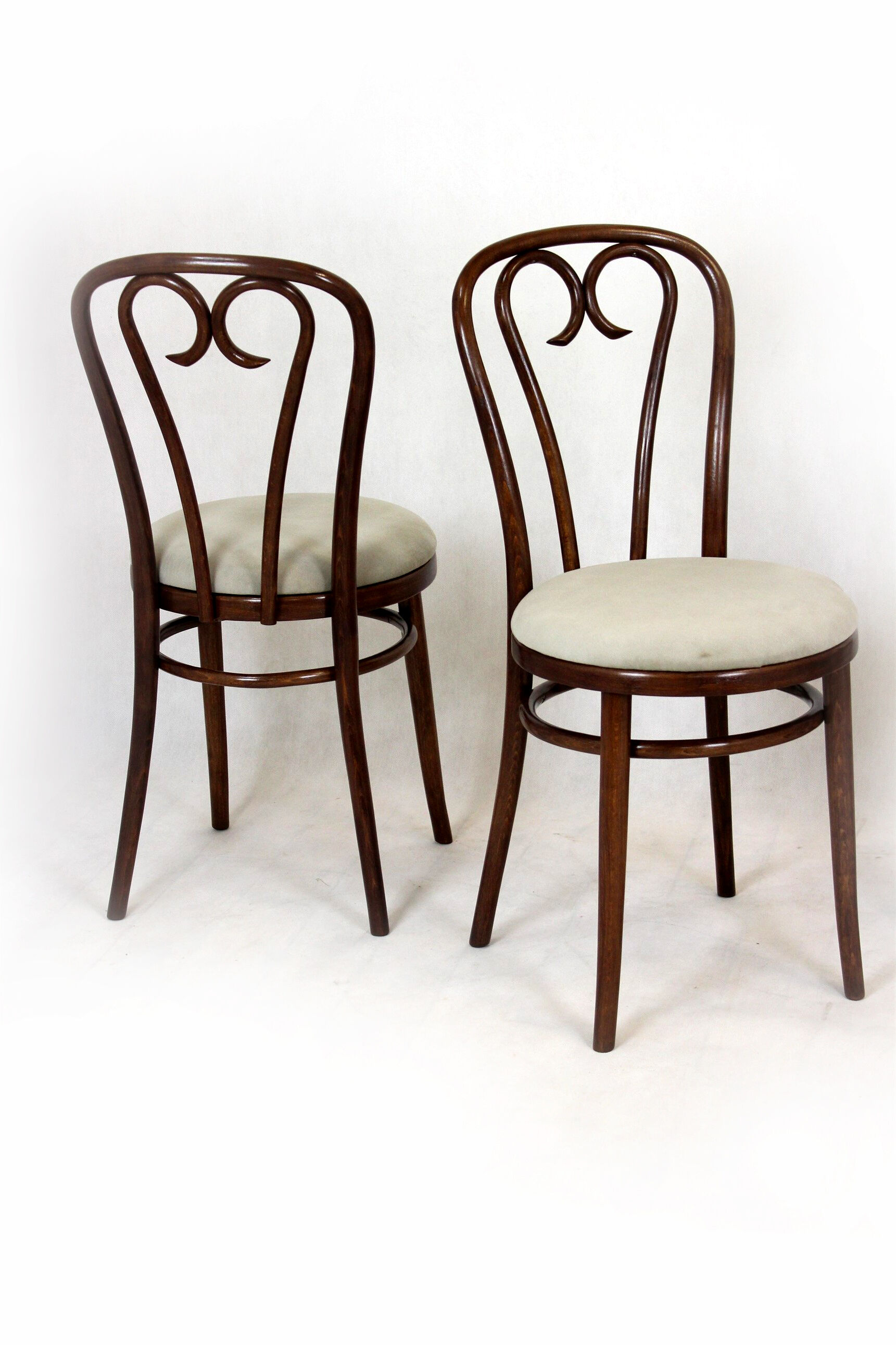 Chaises bentwood restaurées, années 1950, ensemble de 4