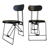 Pair of Cricket folding chairs by Andries Van Onck for Magis