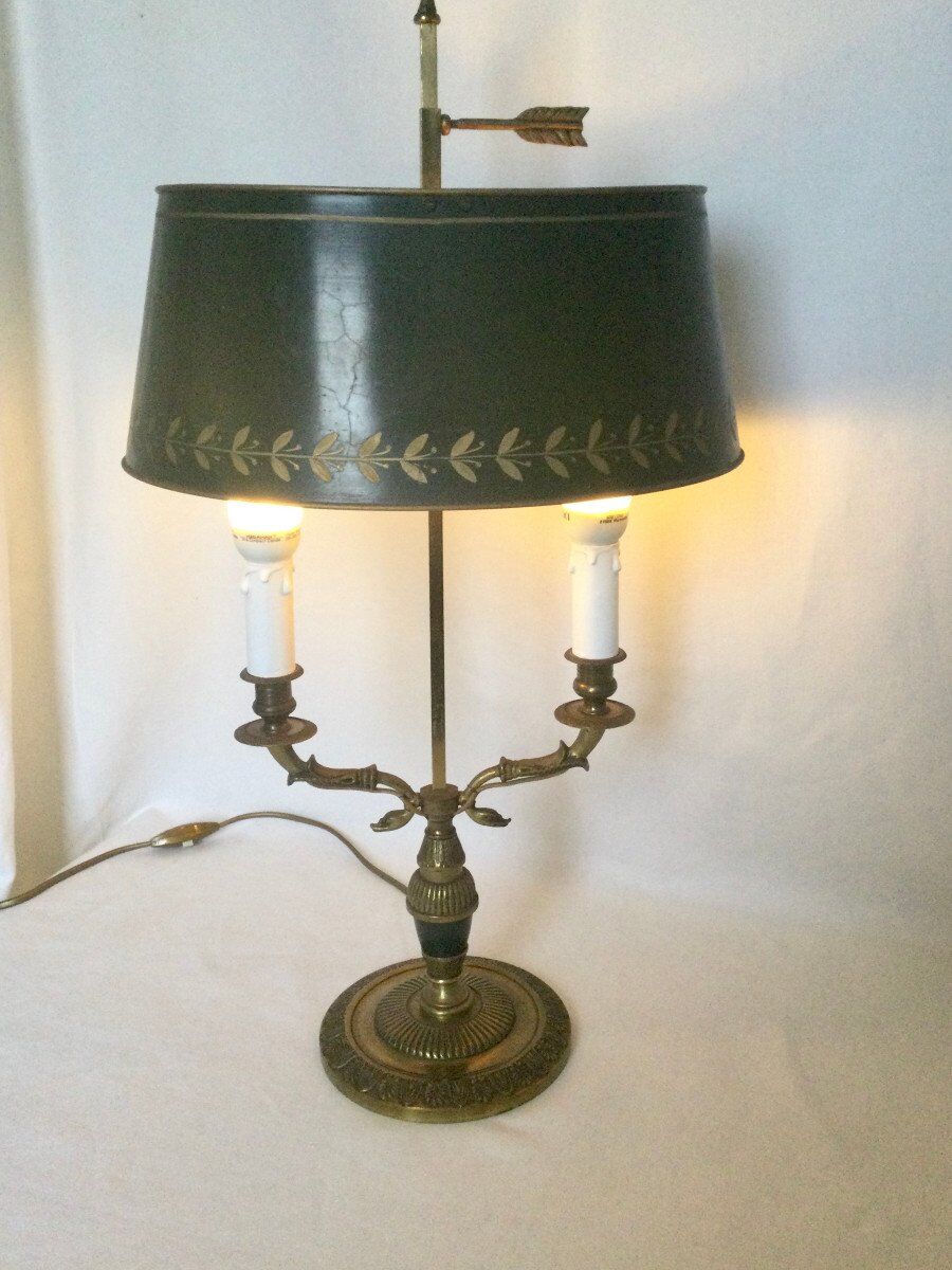 Two light empire hot water bottle lamp