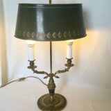 Lampe bouillotte empire à deux lumières