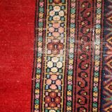 Tapis vintage fait main Bukhara ouzbek 128cm x 199cm (1960s)