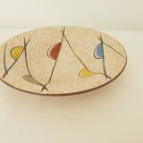 Ceramic plate / bowl Design 50 70 - Unsigned diameter 27cm