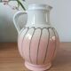 Vintage enamelled ceramic jug - Strelha GDR