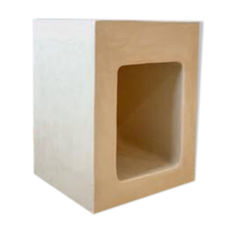Concrete bedside table - Beige - Length 42 cm - Terra n°1