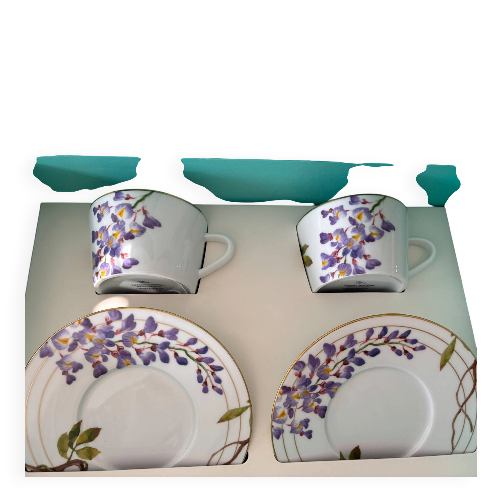 Tiffany & Co porcelain cups and saucers