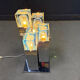 Vintage Cubico table lamp by Gaetano Sciolari, 1970s